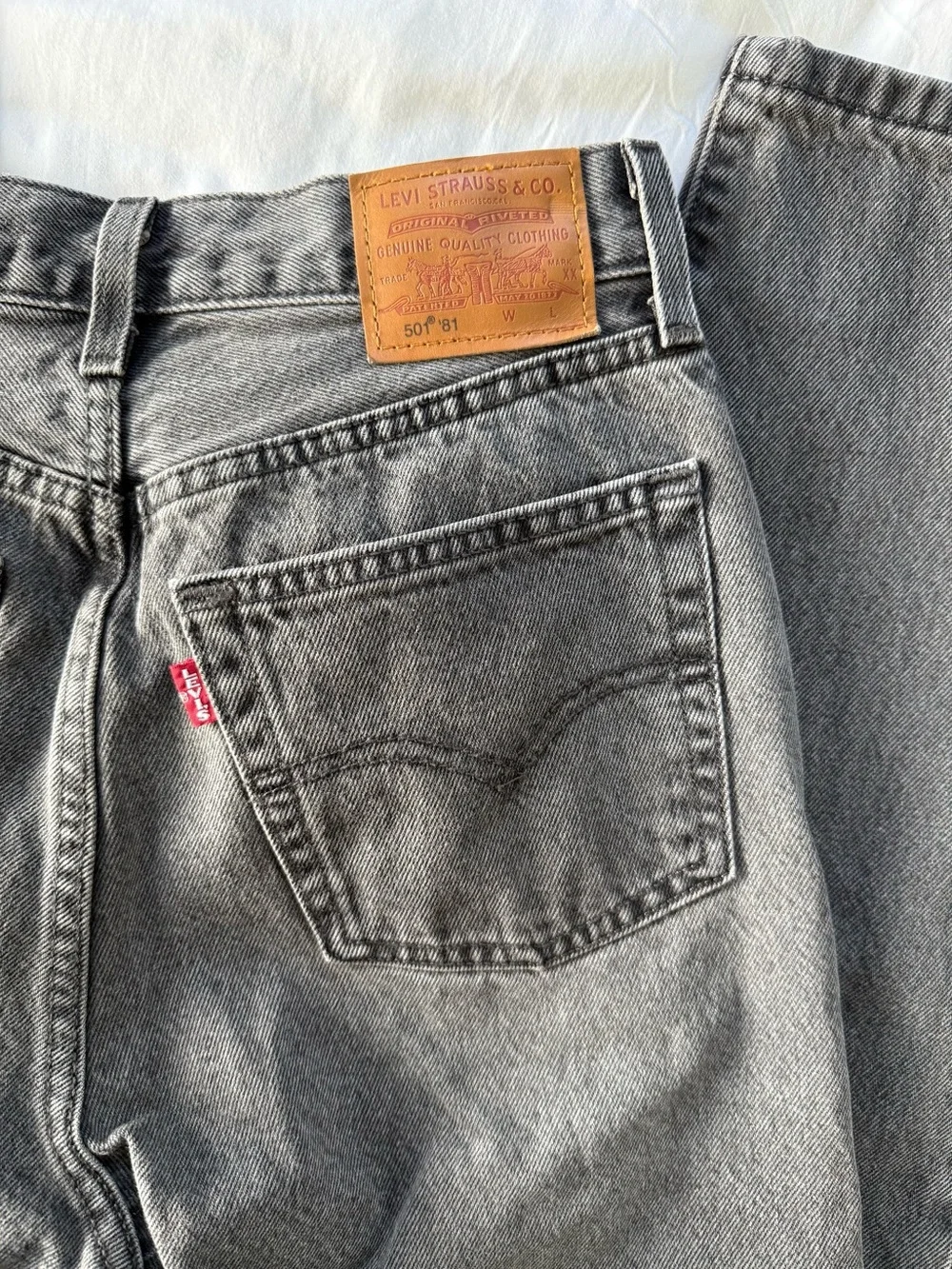 Levi's Women's Straight Leg Jeans - Washed Charcoal
